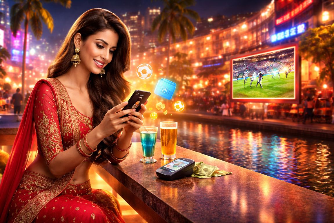 Exciting IPL night cricket match packed with fans